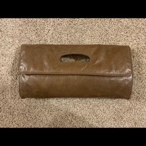Brown Hobo Clutch